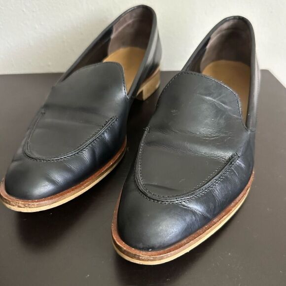 Everlane The Modern Loafer Black Leather Made in Italy size 9 - Picture 2 of 8